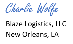 Charlie Wolfe signature
