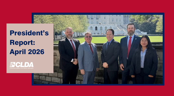 CLDA President's Report: April 2026 Final Mile Logistics